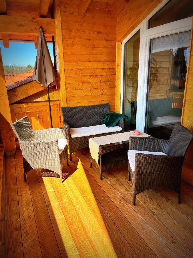 23 Neu Erbaute Ferienwohnung Mit Schloss- Und Panoramablick Halblech Eksteriør billede