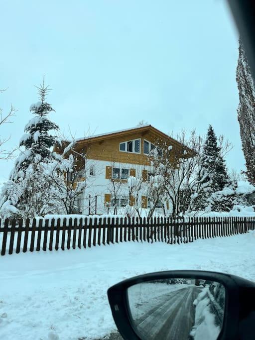 23 Neu Erbaute Ferienwohnung Mit Schloss- Und Panoramablick Halblech Eksteriør billede